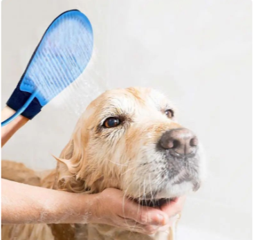 Guante de baño mascota